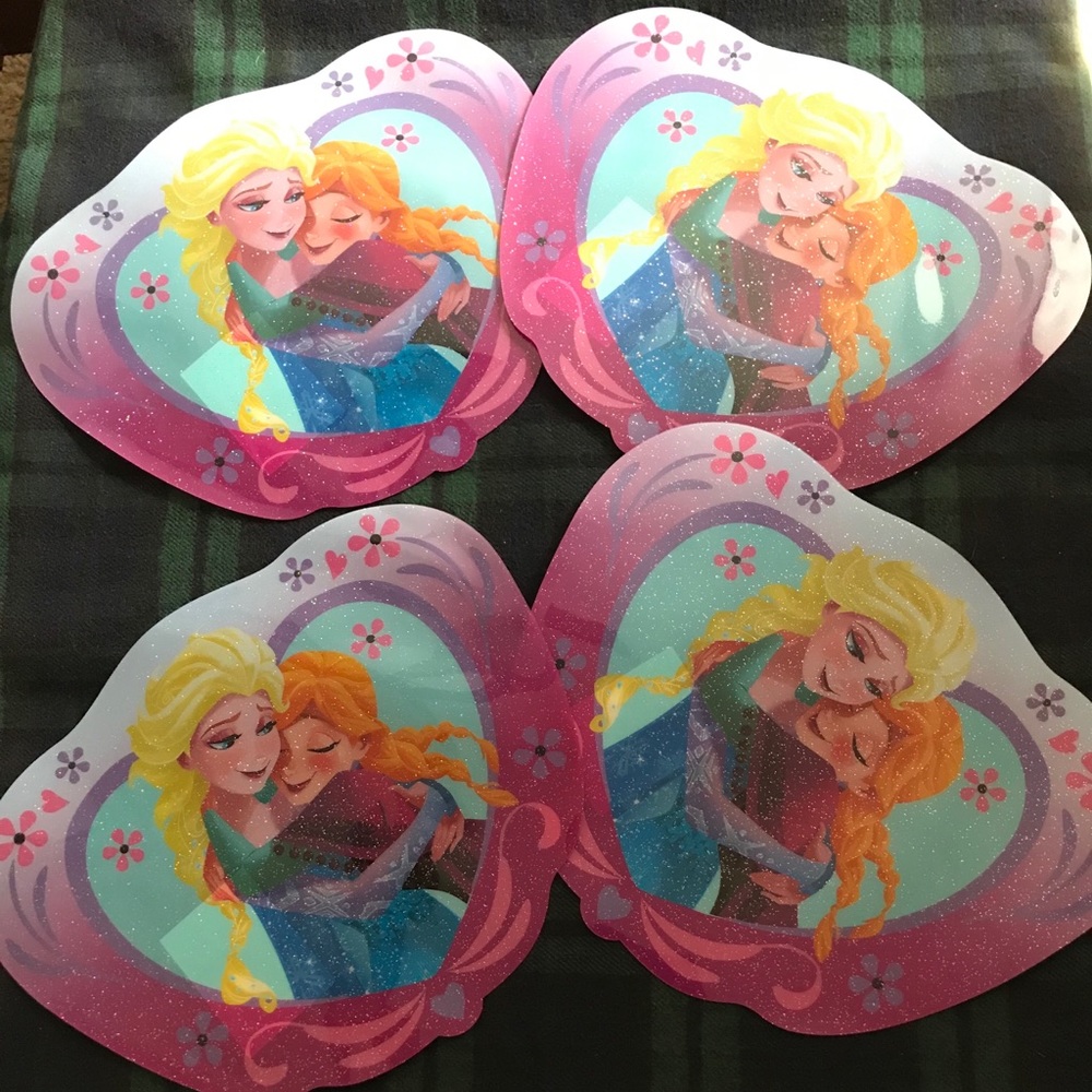 Disney Frozen Sisters Glitter Placemats (4) set